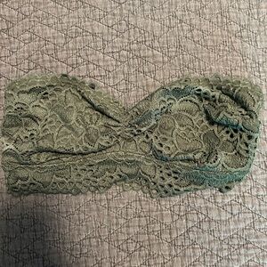 Green Lace Bandeau